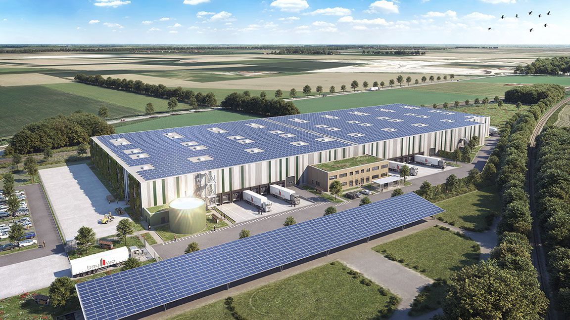 bauwo Logistikpark Mühldorf am Inn Visualisierung
