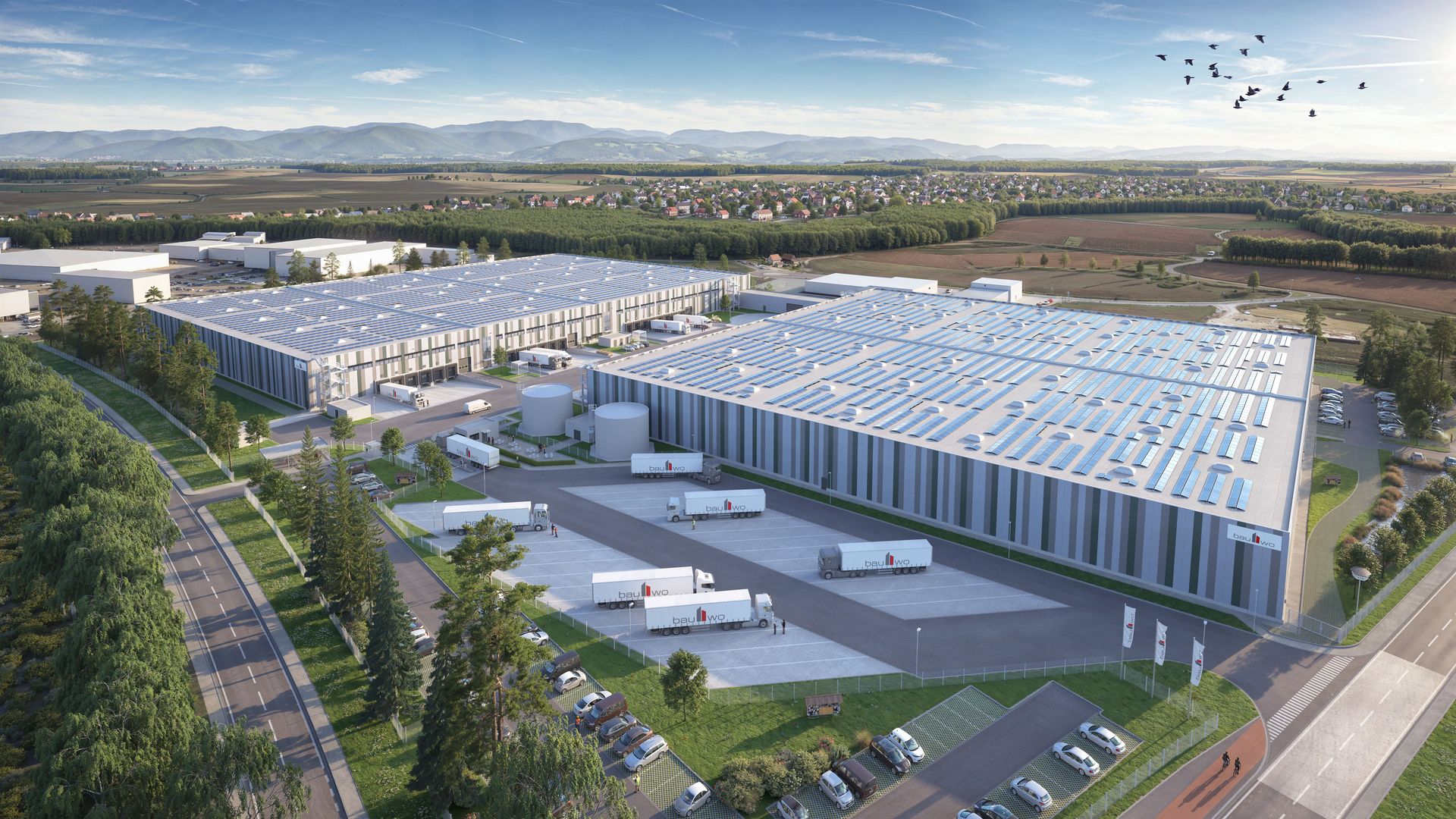 Visualisierung Logistikkpark Rheinau